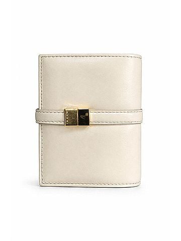MARNI Women's Prisma Billfold Leather Wallet in Lily White (view 1)