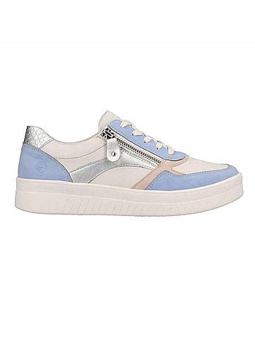 Rieker Women's Kendra Sneakers in Aqua Offwhite (view 1)