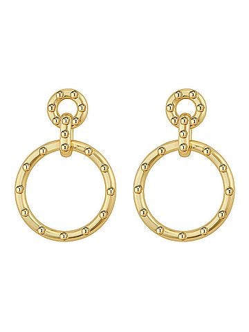 Asha Livia Hoop in Gold (view 1)
