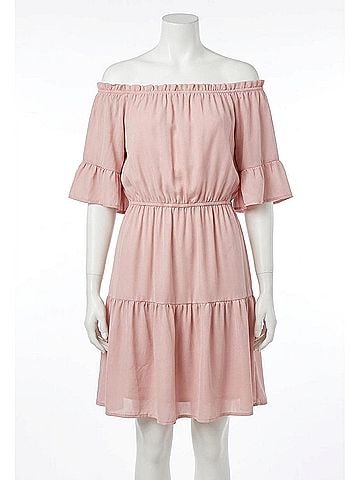 Andree by UNIT Set Me Free Dress in Mauve (view 1)