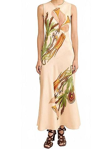Ulla Johnson Gaea Midi Dress in Inner Nature (view 2)