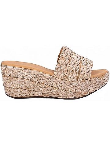 Chocolat Blu Women's Yunis Raffia Wedge Sandal (view 1)