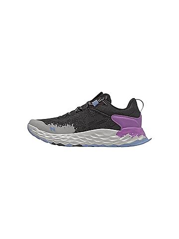 New Balance Women's Fresh Foam Hierro V5 Trail Shoes in Black/Purple (view 2)