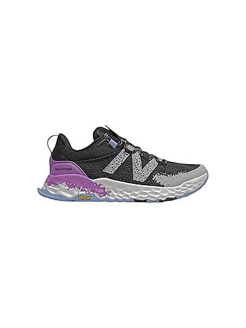 New Balance Women's Fresh Foam Hierro V5 Trail Shoes in Black/Purple (view 1)