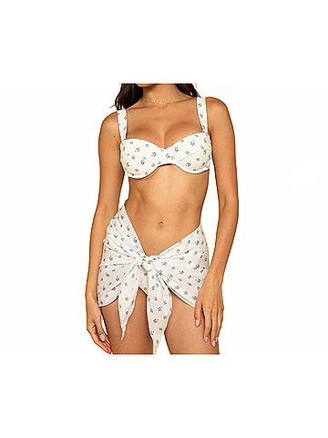 Montce Heidi Bustier Bikini Top in Floral (view 2)