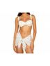 Montce Floral White Heidi Bustier Bikini Top in Floral Size L - photo 2
