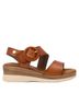 XTI Brown Women's Wedge Sandals Size 6 - photo 1