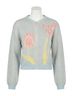 Steve Madden Blue Jena Sweater Jacket in Multi Size XL - photo 1