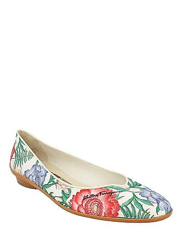 Salvatore Ferragamo Women's Doris Ballet Flats in Light Pink (view 2)
