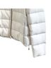 Herno White Women's Down Puffy Silk Cashmere Jacket in White Size 8 - photo 4