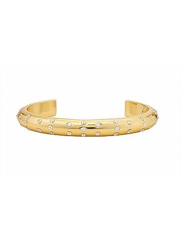 Asha Loulou Sparkle Cuff in Gold (view 1)