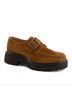 Andrea Solid Brown Women's Platform Loafer Size 9 - photo 1