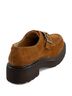 Andrea Solid Brown Women's Platform Loafer Size 9 - photo 3