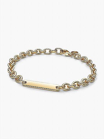 Pandora Engravable Bar Link Bracelet in Gold (view 1)