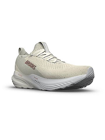Brooks Women's Glycerin 22 Stealthfit Running Shoes in Coconut/Oyster (view 1)