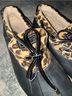 Sperry Top Sider Leopard Print Black Brown Boots Size 7 - photo 4