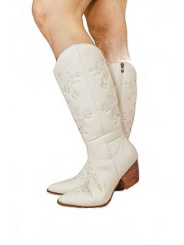 Corkys Women's Tumbleweed Boot in Ivory (view 2)