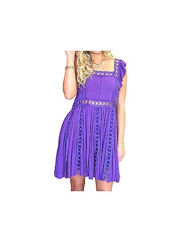 Buddy Love Adams Mini Dress in Purple (view 2)
