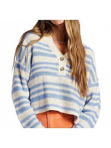 Billabong Make Way Sweater in Blue (view 2)