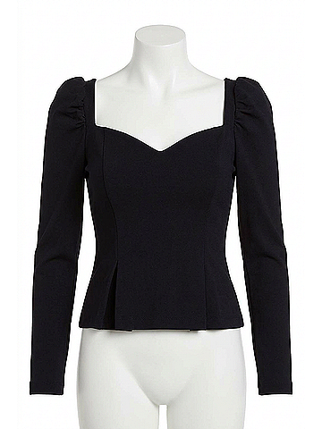 Drew Eleanor Top in Navy (view 1)