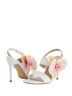 Andrea White Women's Spring Heeled Sandals Size 9 - photo 4