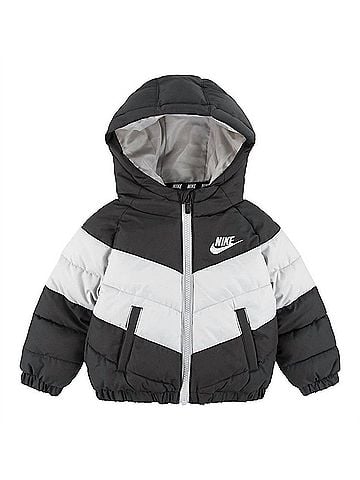 Nike Baby Boy's Hooded Chevron Puffer Jacket (view 1)