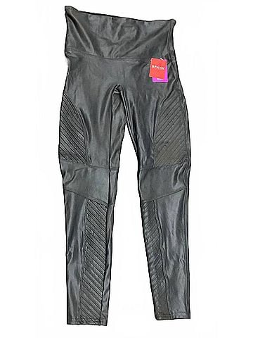 SPANX Moto Compression Legging in Charcoal (view 1)