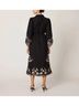 Cleobella Graphic Black Elyse Midi Dress Size M - photo 3