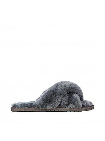 Emu Australia Women's Mayberry Anthracite Slippers (view 1)