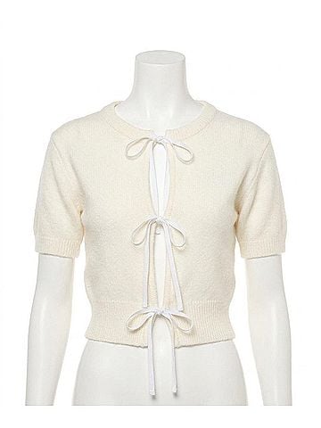 Steve Madden Sereia Cardigan in Cream (view 1)