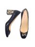 Kara Mac Black Women Perfect Pump - Python Emma Heel Size 9 1/2 - photo 2
