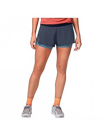 On Running Shorts 20 in Navy Storm (view 2)