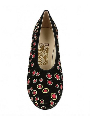 Salvatore Ferragamo Women's Sparta Pumps in Black Multi (view 2)