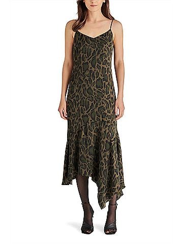 Steve Madden Lucille Dress in Army Green (view 2)