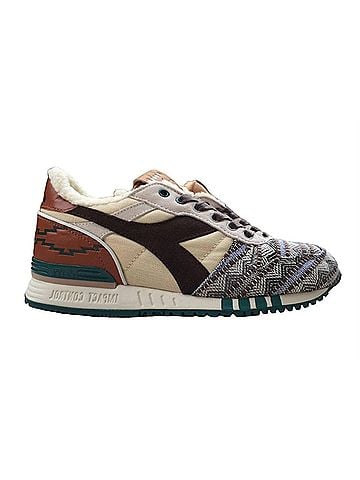 Diadora Women's Extra Butter X Diadora Titan Spaghetti Western Sneakers in Moon Gray (view 1)