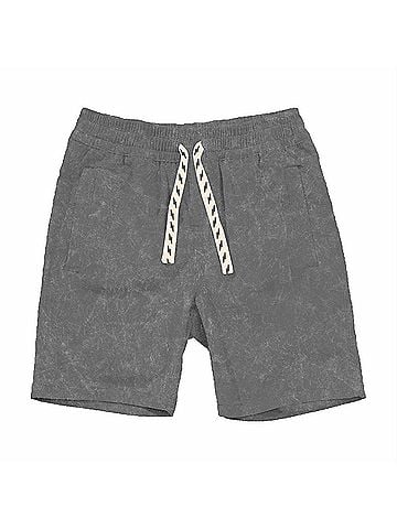 Tiny Whales Boy's Diamond Back Walk Short in Mineral Black (view 1)
