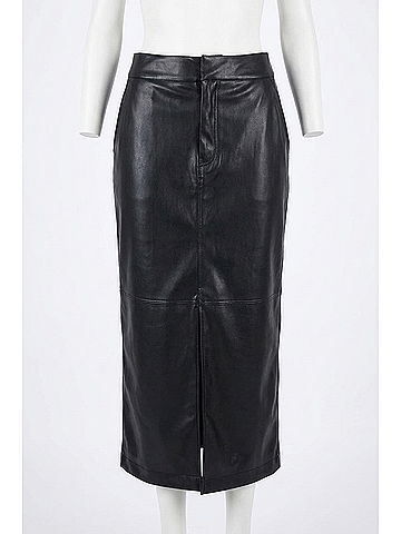 Melissa Nepton Marina Midi Skirt in Black (view 1)
