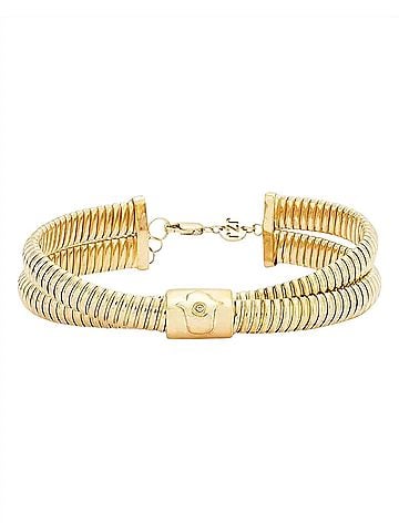 Jennifer Zeuner Women's Magda Diamond 14K Pave Reversible Evil Eye Hamsa Bracelet (view 1)