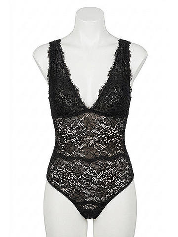 Cosabella Preta Teddy Bodysuit in Black (view 1)