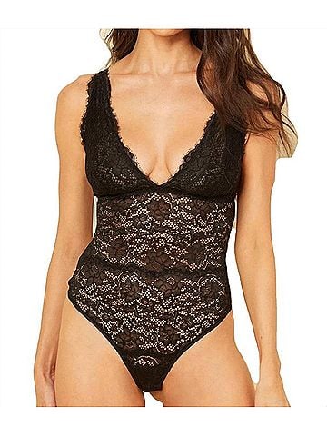 Cosabella Preta Teddy Bodysuit in Black (view 2)