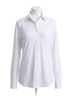 Commando Solid White Classic Oversized Button Down Top in White Size XL - photo 1