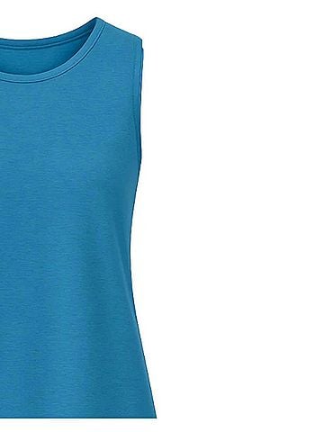 J'envie Women's Haven Shell Tank Top in Peacock (view 2)
