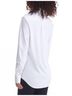 Commando Solid White Classic Oversized Button Down Top in White Size XL - photo 3