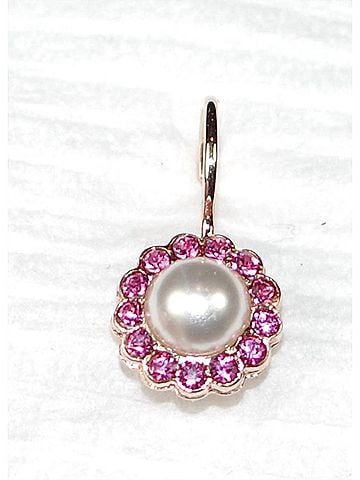Mariana Women's Roxanne Earrings in Pink/ Pearl (view 1)