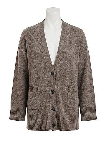 Rails Perry Oversized Cardigan in Mink (view 1)