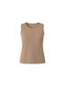 J'envie Solid Brown Women's Solace Shell Top in Camel Size M - photo 1