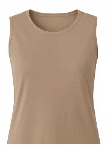 J'envie Women's Solace Shell Top in Camel (view 2)