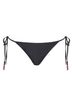 Maaji Black Shining Tie Side Bikini Bottom Size M - photo 6