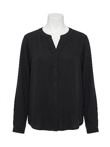 Lyssé Mia Woven Top in Black (view 1)