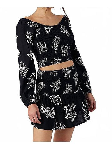 O'Neill Cierra Skirt in Black (view 2)